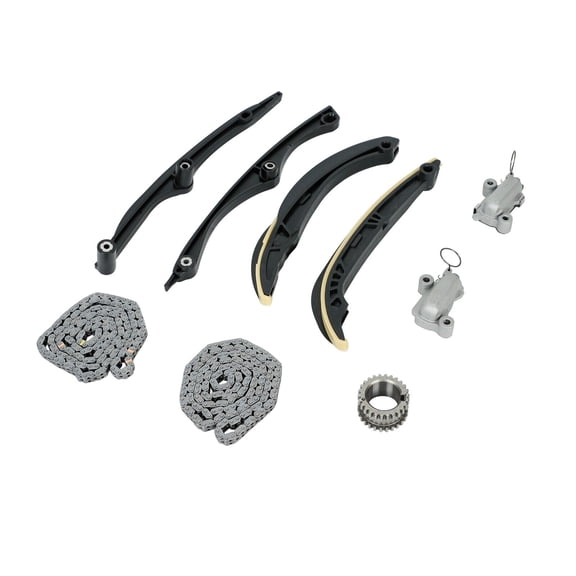 Fit for 17-24 Ford F150 3.5L Ecoboost Chains, Guides, Tensioners W/ PHASERS KIT