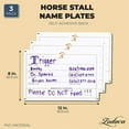 thumbnail image 2 of Horse Stall Name Plate, Dry Erase Sign (12 x 8 in, 3 Pack), 2 of 3