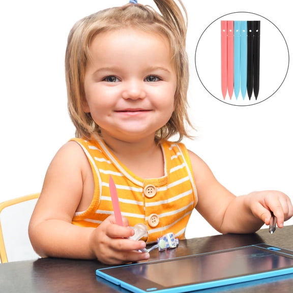 POPETPOP Back to School Touch Screen Pen Stylus Lcd Writing Tablet Pen Light Blue 6Pcs