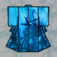 thumbnail image 2 of Franklin 26x26 White Modern Wood Framed Museum Art Print Titled - Kimona Blue II, 2 of 4