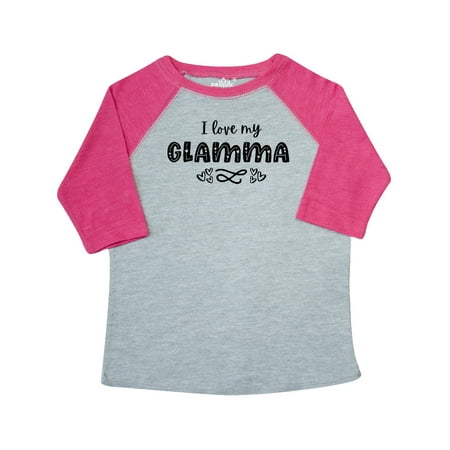 

Inktastic I Love My Glamma- Hearts Gift Toddler Boy or Toddler Girl T-Shirt