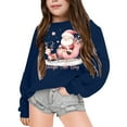 thumbnail image 2 of ZPYESWOW Merry Christmas Shirts Cropped Tshirt Trendy Tops Girls Clothes Size 8-10 4t Boy Clothes 6 Year Old Boy for Girls 4-6, Navy 4-5 Years, 2 of 4