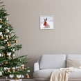 thumbnail image 2 of Stupell Industries Winter Rabbit Scarf Landscape Holiday Painting White Framed Art Print Wall Art, 2 of 7