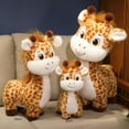thumbnail image 2 of Cute Giraffe Stuffed Animal,19.6 Inch Giraffe Pillow Plush Toy,Soft Stuffed Food Giraffe Plushie Pillow Toys Doll Decorative Throw Pillows for Kids Boys Girls Birthday Xmas Gift,Brown, 2 of 5