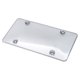thumbnail image 5 of Marco de matrícula transparente para coches americanos - Plástico ABS, tamaño estándar de EE. UU.: 31 x 16 cm, cubierta de privacidad en gris y azul, 5 of 5