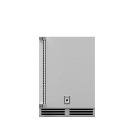 Hestan Grsr24 24  Wide Right Hinge 5.2 Cu. Ft. Compact Refrigerator - Stainless Steel