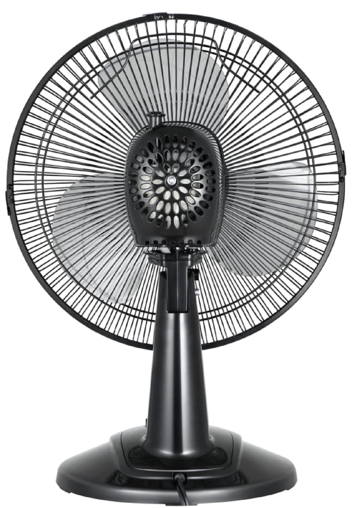 Pelonis 12" 3-Speed Oscillating Table Fan, FT30-8MBB, Black