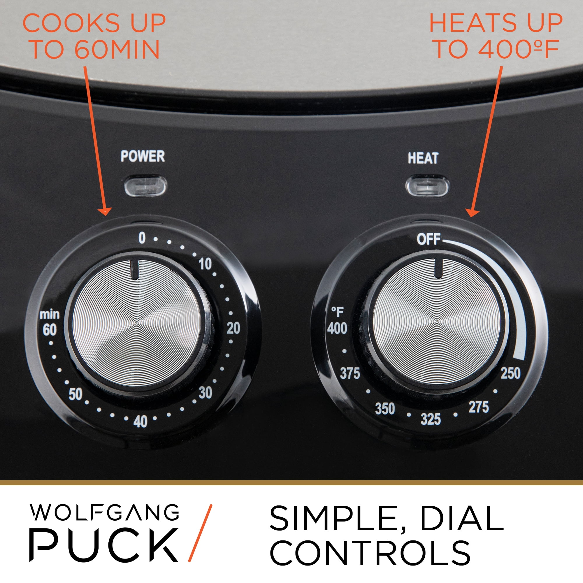 Wolfgang Puck 9.7-Quart Ceramic Nonstick Stainless Steel Air Fryer