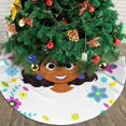 thumbnail image 3 of Falda para árbol de Navidad con encanto, suave y divertida, decoración navideña de granja con cuello para árbol de Navidad de 30", 3 of 4