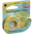 thumbnail image 2 of Lee Products Company Highlighter Tape, Removable, Fluorescent Yellow, 2 of 6