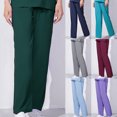 thumbnail image 2 of Uniformes De Enfermera Multicolores Pantalones De Trabajo Para Clínicas Dentales Enfermería Para El Aseo De Mascotas Quirúrgicos Para Mujer, 2 of 4
