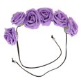 thumbnail image 4 of Diadema de Flores Gloria Diadema de rosas Lila, 4 of 5