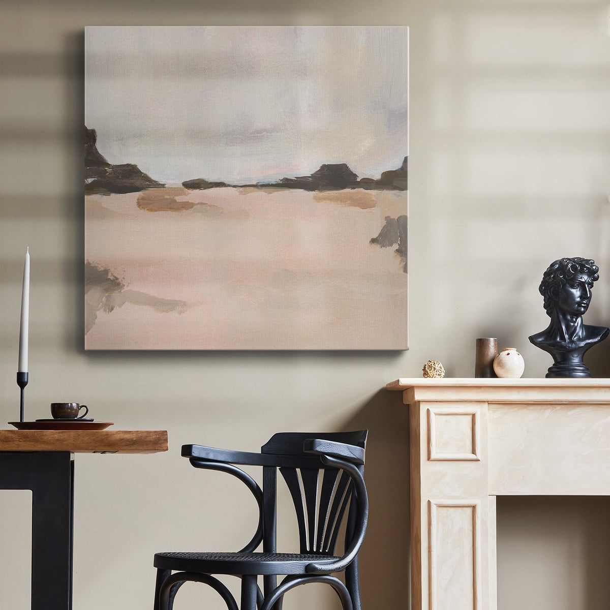 Wexford Home Misty Horizon Line II-Premium Gallery Wrapped Canvas, 24" x 24" - Ready to Hang