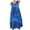 Blue, variant on asdoklhq Maternity Dress,Women's Fashion Summer Round Neck Casual Sleeveless Ladies Printed Dress