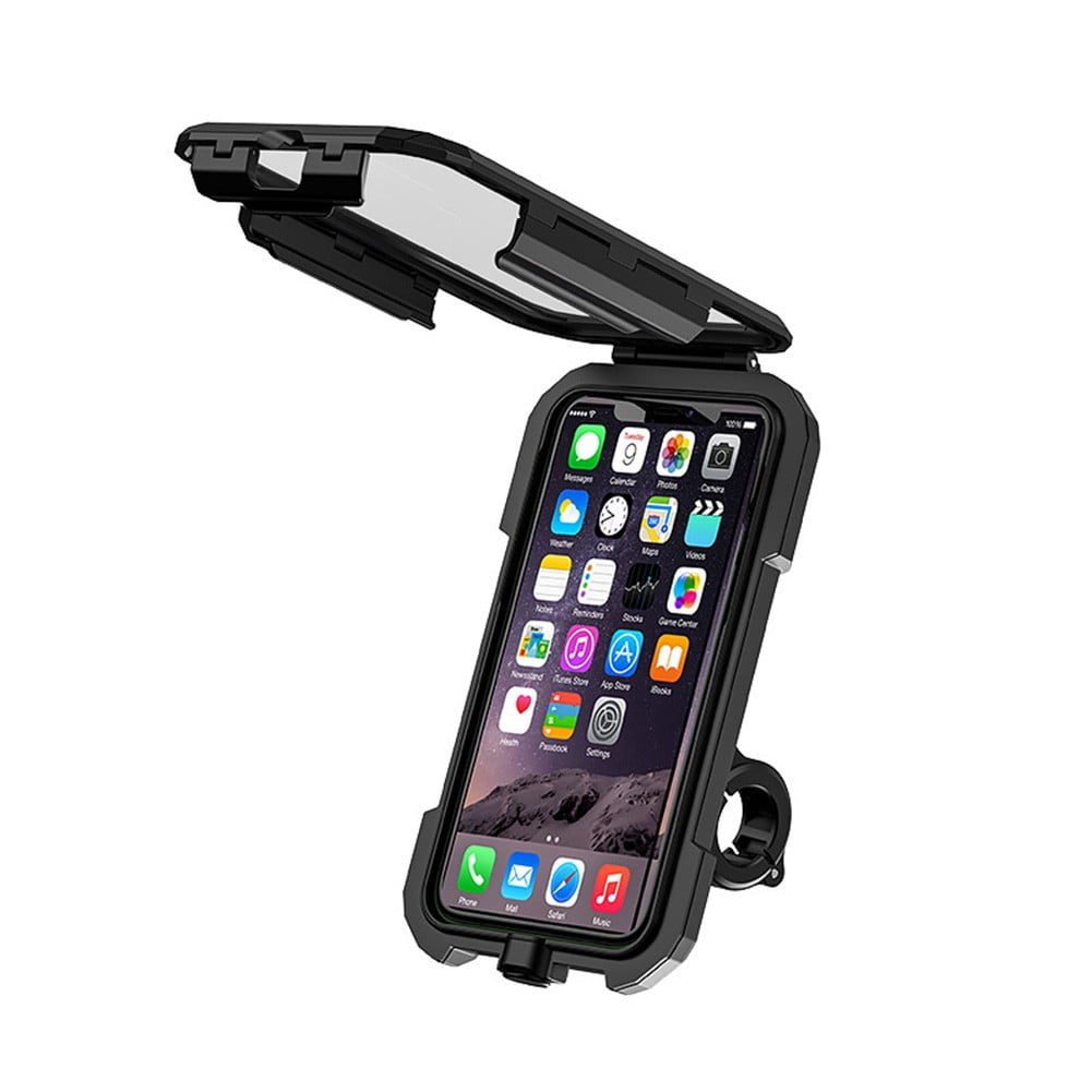 Support de téléphone de vélo pour 4.0-6.0 pouces Universal Mobile Cell  Phone Holder Bike Handlebar Clip Stand Gps Mount Bracket (1pc-noir)