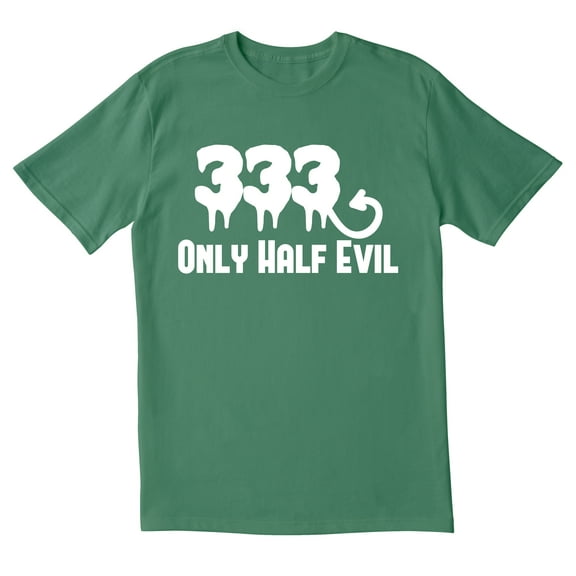 TotallyTorn Now Triple Three Only Half Evil Novelty Sarcastic Funny Mens Graphic T Shirts