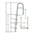 thumbnail image 3 of Vinyl Works Snap-Lock Deck Ladder for Above-Ground Pools - Gray, 3 of 3