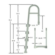 Vinyl Works White Pool Ladder for 60 Above Ground Pools