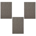 thumbnail image 1 of Furnish My Place Geometrical Pattern Indoor/Outdoor Refine Neutral Rug, Abstract Area Rug, Doorway Mat, Contemporary Rug for Living Room, Entryway, Made in USA, 2' x 4' Rectangle - Set of 3, 1 of 5