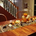 thumbnail image 4 of Thanksgiving Black Plaid Squirrel Table Runner-Cotton Linen- 120 Inch Holiday Dresser Scarves, Fall Animal Eucalyptus Sunflower Tablerunner for Kitchen Coffee/Dining Dinner Scarf Décor 13x120, 4 of 7