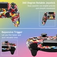 thumbnail image 6 of Wireless Controller Compatible with P4/P4 Slim/P4 Pro/Windows PC, Fire Street, 6 of 7