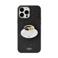thumbnail image 1 of UFOLOGY 100% Biodegradable iPhone 13 Pro Case, The Thin & Slim Eco-Friendly and Compostable iPhone 13 Pro Case with Kickstand (2021), Natural Texture, Speckled, 6.1 Inches (Black), 1 of 9