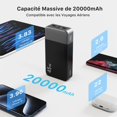 thumbnail image 3 of Cargador portátil Power Bank NOBIS 20000mAh 45W Fast Charge, 3 of 7