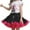 Black, variant on Girls Ballet Tutu Skirt Layered Party Dress Up For Toddler Kids Soft Beautiful Girl's Skirt 6-10 Years