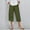 Green, variant on FAHXNVB Capri Pants for Women High Waisted Wide Leg Linen Palazzo Trousers Casual Pull On Elastic Waist Loose Flowy Pants