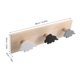 thumbnail image 5 of Ganchos de pared de dinosaurios para niños: perchero de madera para habitación de bebé, decoración de dormitorio para ropa, bolsos y toallas., 5 of 6