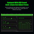 thumbnail image 2 of Matsuzay Gaming Headphone Portable 7.1 Physical Surround Professional Universal Wired RGB Lighting Conector de 3,5 mm Auriculares para Juegos de teclado y mouse para computadora, 2 of 6