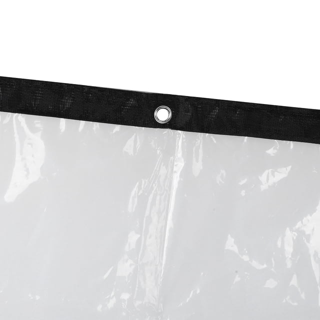 Plants Cover, Transparent 1mx2m Clear Rain Tarp, Anti- 360 Degree For Terrace Garden