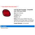 thumbnail image 2 of Left Tail Light Assembly - Compatible with 1998 GS300, 2 of 2