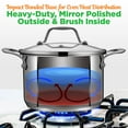 thumbnail image 6 of NutriChef 3-Quart Stainless Steel Soup Pot 18/8 Food Grade, 6 of 7