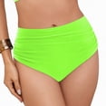 thumbnail image 4 of HCNTES Period Swimwear-Menstrual Swimsuit Bikini Bottoms-High Waisted Leakproof Swim Bottoms for Teens Girls and Women(Green,XXL), 4 of 9