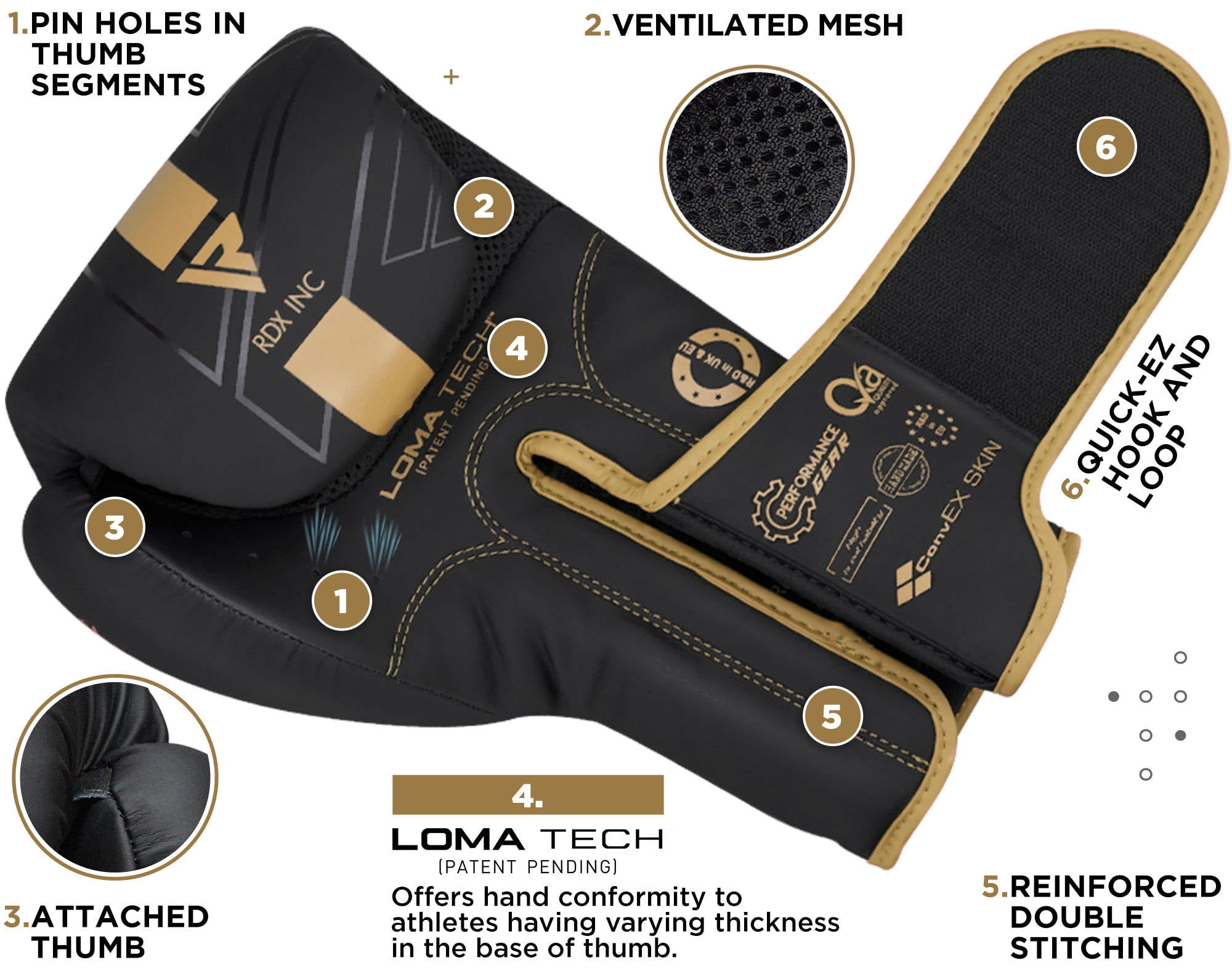 RDX Boxing Gloves for Men & Women | Pro Training Sparring Gloves, Maya Hide Leather Muay Thai | MMA Kickboxing, Unisex Punching Gloves with Thick Padding for Boxing 8 10 12 14 16 18 Oz