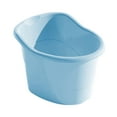 thumbnail image 2 of Cubo de baño para bebé, bañera para niños, portátil, cómoda, vertical, para sentarse y remojarse, cubo para baby shower para niños, regalos para bebés Azul, 2 of 8