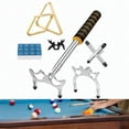 thumbnail image 3 of Almencla Billiard Bridge Retractable Pool Stick for Club Playing Pool Table Accessory Wood Color, 3 of 8