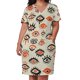 thumbnail image 2 of Mystic Eyes-vestido de verano holgado para mujer traje de noche con bolsillos rojo y negro a la moda, 2 of 6