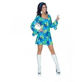 Women's Wild Flower Dress Costume 70s