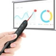 thumbnail image 2 of Multifunctional presenter: laser pointer powerpoint remote control 100 m, wireless presenter laser pointer presentation, presentation remote control supports hyperlink/volume control, 2 of 5