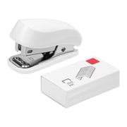 Noehoiugi 1 Pack Mini Staplers For Desk Staplers, White Stapler, Miniature Stapler With Staples Staplers Office, Gift For Student Or Office Use (White)