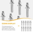 thumbnail image 3 of CIMAXIC 12 Pcs Embout de Tige en Alpenstock Bâton Pointes de Perche Accessoire pour Randonnée Randonnée,1.22"X0.31"X0.2", 3 of 5