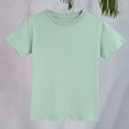thumbnail image 6 of Coerni Girls Short Sleeve T Shirts Kids Solid Summer Crewneck Tops Tees Basketball Undershirt Quick Dry Athletic Base Layer T-Shirt, 6 of 8