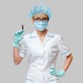 thumbnail image 2 of SHISUYAN 100 Pcs Bonnets Bouffants Jetables Filet de Couverture pour Hôpital Laboratoires Service Alimentaire, 2 of 8