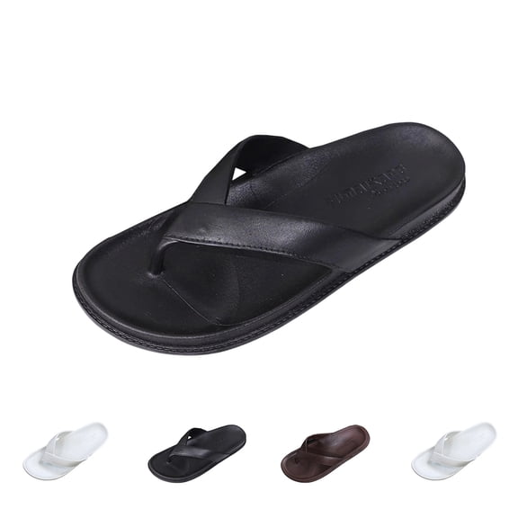 ATENAR Womens Sandals Outdoor Comfortable Women Sandals Slide Shoes Women White 8