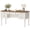 white, variant on Farmhouse Executive Desk with Drawers, Charging Function, File Drawer, for Home Office, Work, Study Room, Oak