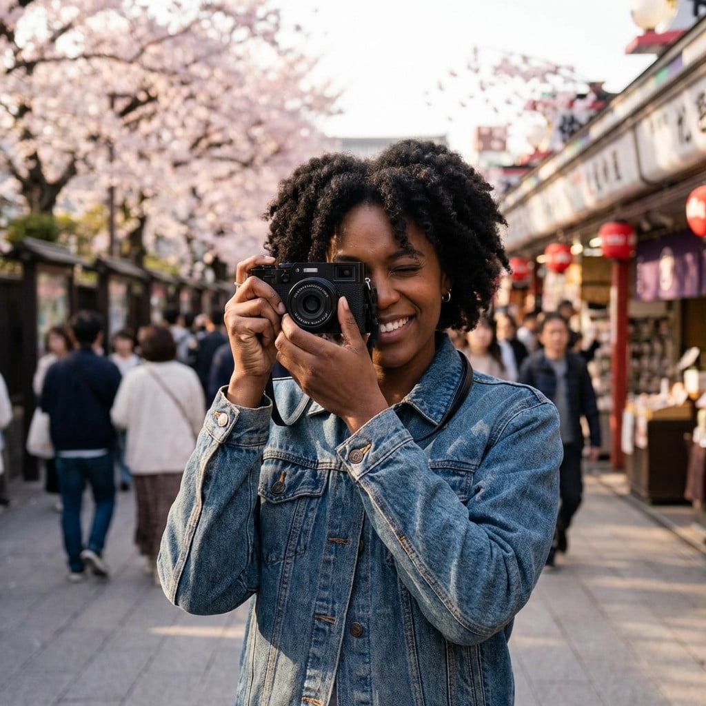 FUJIFILM X100VI Digital Camera with 40MP APS-C Sensor, 23mm f/2 Lens, IBIS, Hybrid Viewfinder, Compact Street Photography & Travel Camera (Black) Bundle with Soft Case and 32GB Memory Card