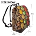 thumbnail image 2 of Sikiie Spices And Herbs Women Genuine Leather Backpack Fashion Rucksack Daypack Leather Casual Travel Backpacks for Women, 2 of 4