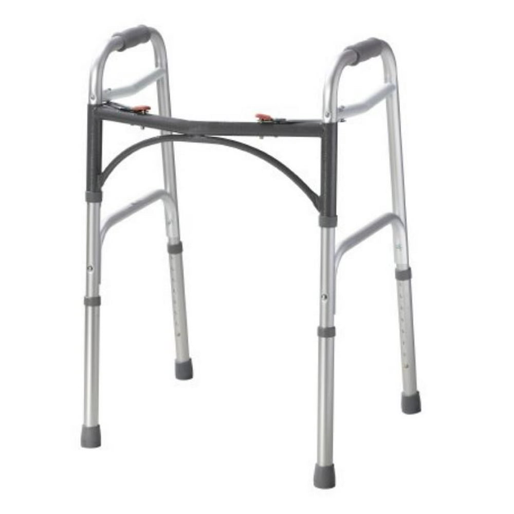 McKesson Aluminum Folding Junior Walker 146102014 1 Each, Silver